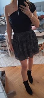 Zwart Wit Rokje - Maat M, Maat 38/40 (M), Zwart, Ophalen of Verzenden, Boven de knie