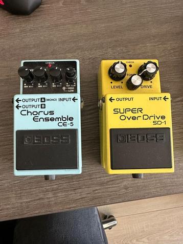 Boss CE-5 en SD-1 beschikbaar voor biedingen