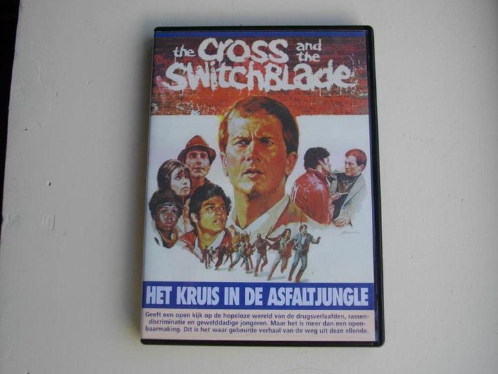 The Cross and the Switchblade (1970, Pat Boone) DVD, Cd's en Dvd's, Dvd's | Drama, Zo goed als nieuw, Drama, Vanaf 12 jaar, Ophalen of Verzenden