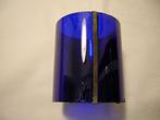 Inzetglas / cilinder, toplicht, scheepslantaarn, blauw, Antiek en Kunst, Antiek | Lampen, Ophalen of Verzenden