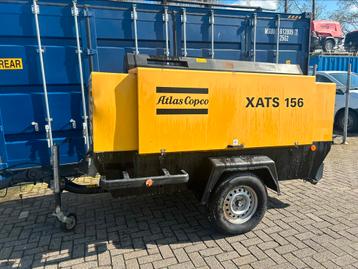 Atlas Copco XATS156 mobiele compressor deutz diesel 10 bar