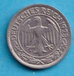 (KE127) Duitsland 50 Pfennig 1928 F, Verzenden, Duitsland, Losse munt