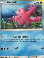 Corsola Pokémonkaart - Zeldzaam!, Ophalen of Verzenden, Gebruikt, Losse kaart