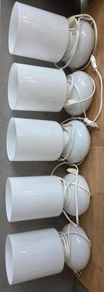 5 Vintage witte Ikea Lykta lampen, tafellampen, Ophalen of Verzenden, Zo goed als nieuw, Minder dan 50 cm