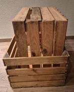 10 houten veiling- of fruitkisten, Ophalen, Gebruikt, Minder dan 50 cm, Minder dan 50 cm