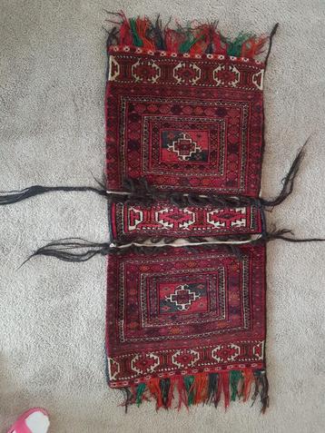 Afghaans nomadenzitkussen/zadeltas (Khorjin) beschikbaar voor biedingen