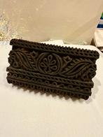 Antieke Indiase blok print - stempel, Antiek en Kunst, Ophalen of Verzenden