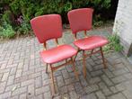 Twee retro mid century eetkamerstoelen, Ophalen of Verzenden, Huis en Inrichting