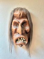 Oud handgesneden wandmasker van Willy Huggler Zwitserland, Antiek en Kunst, Ophalen of Verzenden