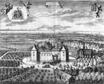 gravure heerlijkheid slot Kruiningen J. Meertens 18e eeuw, Antiek en Kunst, Verzenden