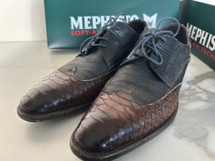 Herenschoenen Mesphisto, maat 8, Kleding | Heren, Schoenen, Zo goed als nieuw, Veterschoenen, Bruin, Ophalen of Verzenden