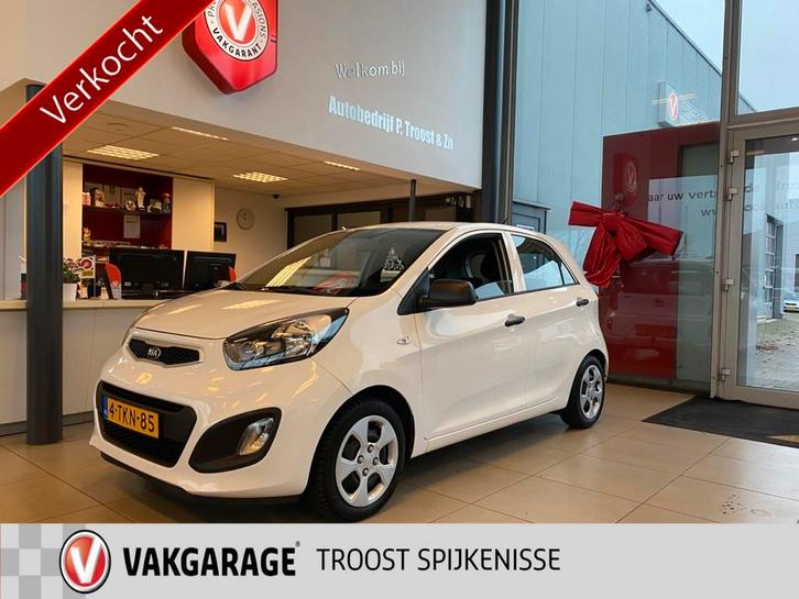 Kia Picanto 1.0 CVVT ComfortLine,100% Onderhouden,5 Deurs,5Z, Auto's, Kia, Bedrijf, Te koop, Picanto, ABS, Airbags, Airconditioning