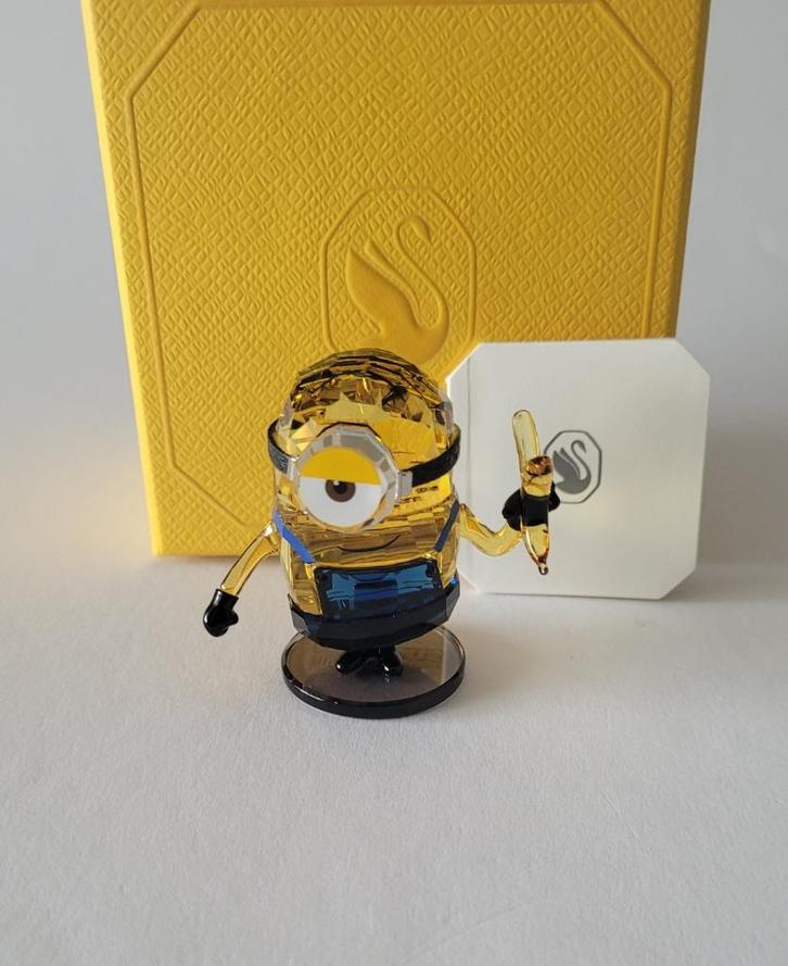 Swarovski Minions Stuart, Kristalijn Shop., Verzamelen, Swarovski, Nieuw, Figuurtje, Verzenden