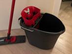 Vileda UltramaxPower emmer met wring + vloerwisser met steel, Ophalen, Gebruikt, Kunststof