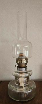 Antieke glazen olielamp, Antiek en Kunst, Antiek | Lampen, Ophalen