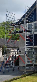 Altrex RS Tower 10.2m (135x245) – Fiber-Deck + Safe-Quick, Ophalen, Gebruikt, Rolsteiger of Kamersteiger, 5 meter of hoger