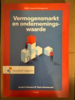 De financiële functie: Vermogensmarkt en ondernemingswaarde, Verzenden, Teun Ammeraal; André Heezen, Management, Zo goed als nieuw
