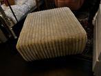 Hocker - voetenbank Riviera maison fluffy, Huis en Inrichting, Ophalen, Zo goed als nieuw, Rechthoekig, 75 tot 100 cm