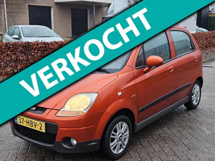 Chevrolet Matiz 0.8 Style Airco apk 01-11-2026, Auto's, Chevrolet, Bedrijf, Te koop, Matiz, ABS, Airbags, Airconditioning, Centrale vergrendeling