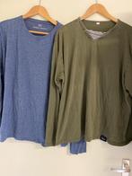 Pyjama shirt blauw legergroen.grijs XXL, Ophalen of Verzenden, Zo goed als nieuw, Overige maten, Angelo Litrico