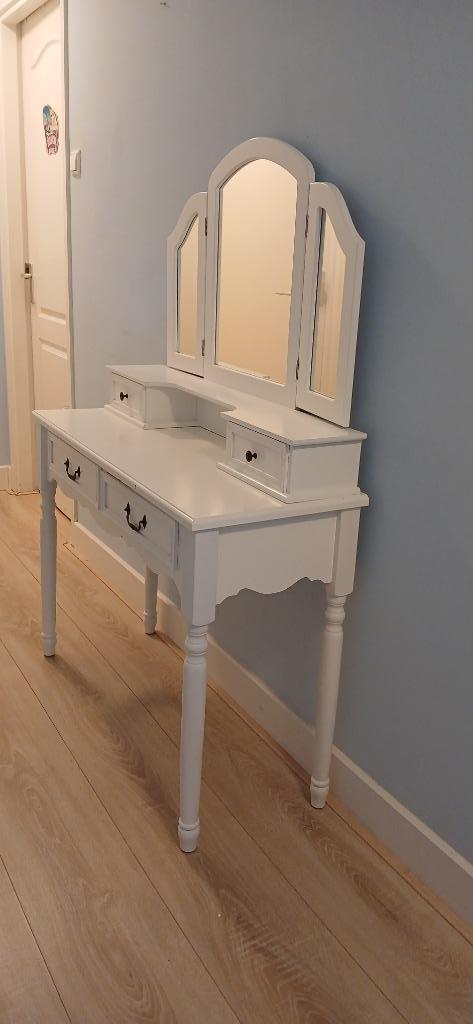 Klassieke kaptafel, Huis en Inrichting, Tafels | Kaptafels, Gebruikt, 150 tot 200 cm, 50 tot 100 cm, Hout, Ophalen