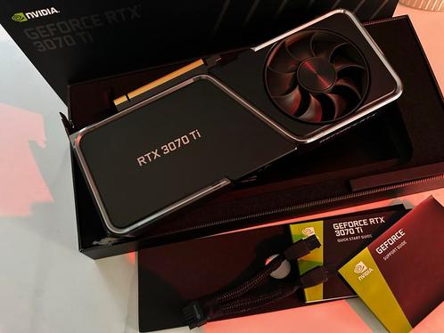 Nvidia GeForce RTX 3070 Ti Founders Edition, Computers en Software, Videokaarten, Nieuw, Nvidia, PCI-Express 4.0, GDDR6, HDMI
