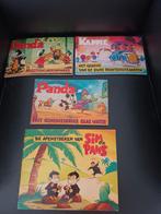 2 panda ,1 kappie en 1 de apenstreken van sim en pins, Boeken, Meerdere stripboeken, Ophalen of Verzenden, Gelezen