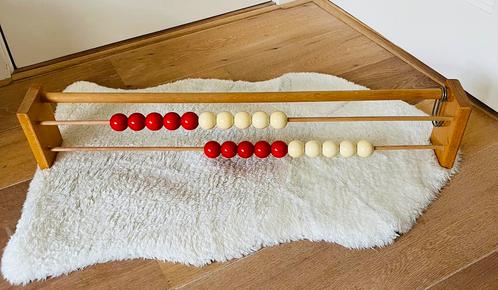 Vintage telraam groot rekenhulp xxl kinderkamer school, Kinderen en Baby's, Kinderkamer | Inrichting en Decoratie, Wanddecoratie