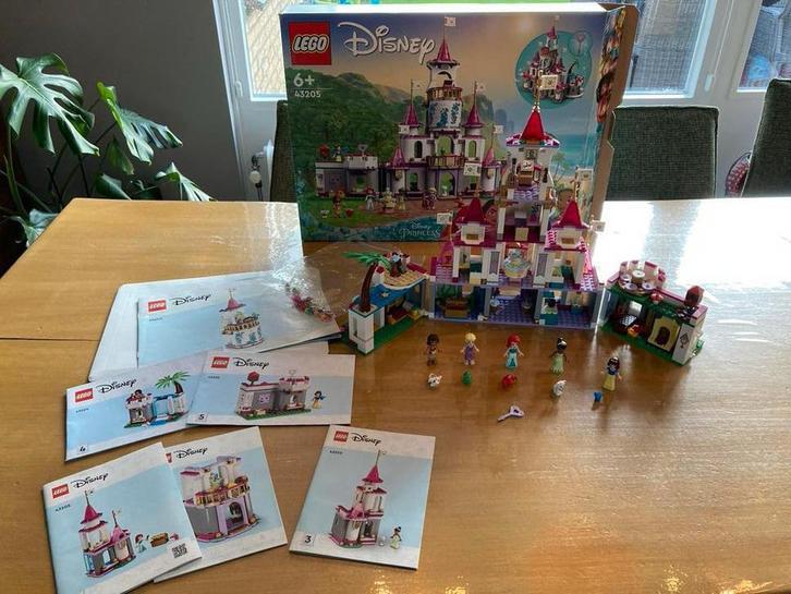 Lego Disney Princess Kasteel 43205, Kinderen en Baby's, Speelgoed | Duplo en Lego, Zo goed als nieuw, Lego, Complete set, Ophalen of Verzenden