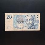 20 kronen Tsjechië #057, Verzenden, Overige landen, Los biljet