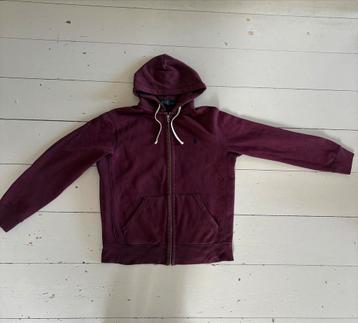 Ralph Lauren Bordeaux Rode Hoodie Maat M beschikbaar voor biedingen
