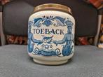 Tabakspot 1977/13 delftsblauw, Antiek en Kunst, Ophalen of Verzenden