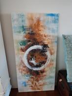 Olieverf schilderij op doek opgespannen, Antiek en Kunst, Ophalen