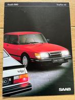 Saab 900 Turbo 16 autofolder 1983 brochure, Boeken, Auto's | Folders en Tijdschriften, Gelezen, Overige merken, Ophalen of Verzenden