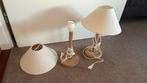 Gratis 2 schemerlampjes, Huis en Inrichting, Lampen | Tafellampen, Ophalen of Verzenden, Gebruikt, Hout, Minder dan 50 cm