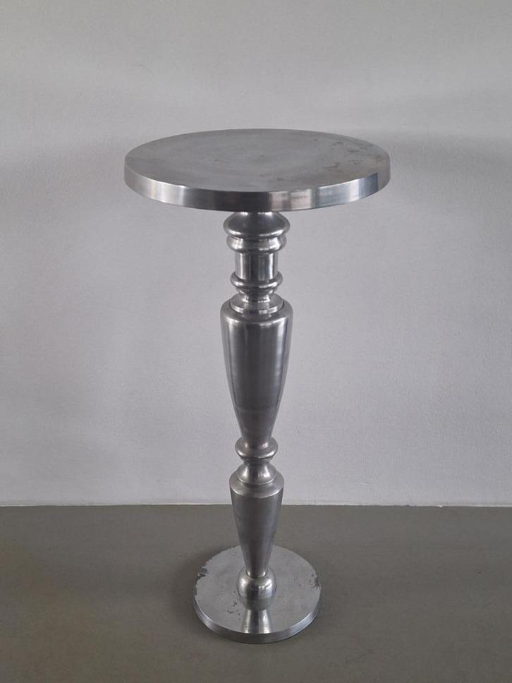 div. vintage aluminium plantentafel tafeltjes lamp schenkkan, Huis en Inrichting, Woonaccessoires | Zuilen en Pilaren, Gebruikt