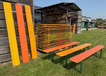 Bierbank tuinbank inklapbaar voor tuinfeest horeca evenement beschikbaar voor biedingen