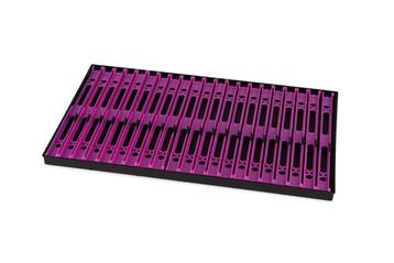 Matrix 26 cm purple pole winder tray ( 21 winders ) beschikbaar voor biedingen