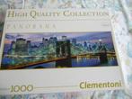 CLEMENTONI: New York-Brooklyn Bridge, Ophalen of Verzenden, 500 t/m 1500 stukjes, Legpuzzel, Zo goed als nieuw