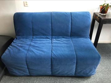 Ikea slaapbank blauwe hoes  beschikbaar voor biedingen