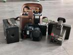 Collectie oude camera's & flitser accessoires polaroid kodak, Audio, Tv en Foto, Fotocamera's Analoog, Gebruikt, Ophalen of Verzenden