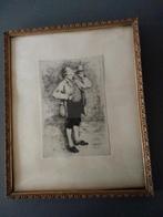 Ets P.Verhaert 1875, Antiek en Kunst, Ophalen of Verzenden