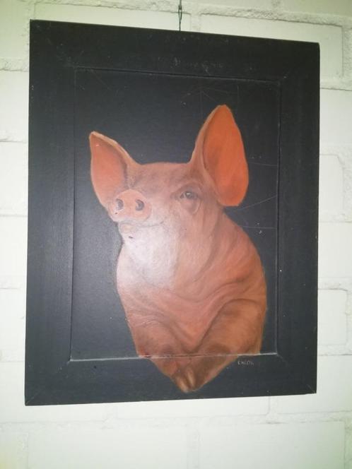 Leuke schilderijen van Varkens, Antiek en Kunst, Kunst | Schilderijen | Modern, Ophalen