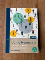 Doing Research, Boeken, Ophalen of Verzenden, Zo goed als nieuw, HBO, Nel Verhoeven