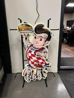 Grote Bob’s Burger neon verlichting - lamp - mancave, Ophalen, Zo goed als nieuw, Lichtbak of (neon) lamp