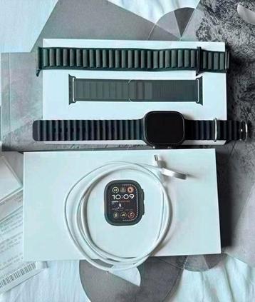 Apple Watch ultra 2 gps splinternieuw titanium factuur beschikbaar voor biedingen