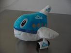 Leuke pluche knuffel vliegtuig KLM / wereldbol 2-in-1, 25cm, Ophalen of Verzenden, Zo goed als nieuw, Overige typen