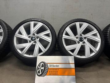 VW Golf 6 7 8 Orig 18 inch Bergamo velgen Winterbanden 7,5mm beschikbaar voor biedingen