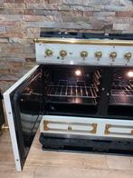 Luxe La Cornue 5pits Fornuis met 2 ovens creme/messing 110cm, Fornello Esperta, Ophalen of Verzenden, Zo goed als nieuw, Energieklasse A of zuiniger