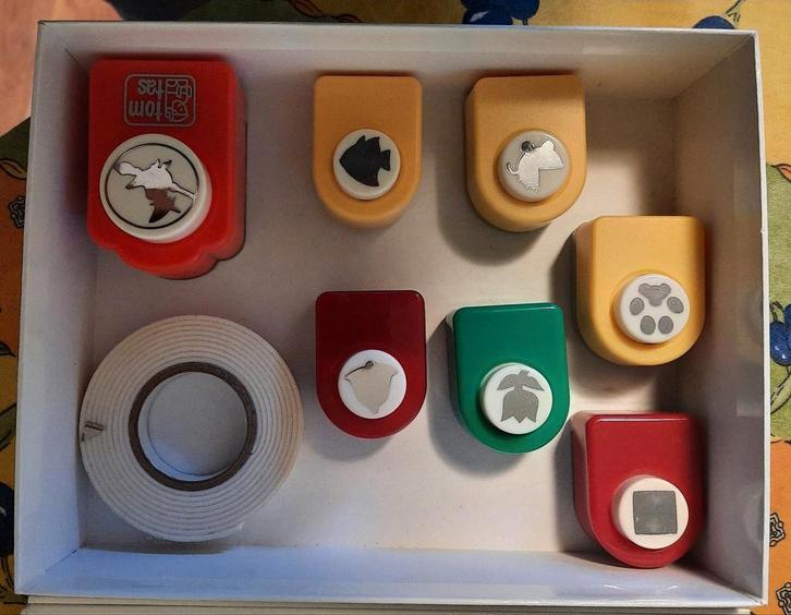 Stempelset voor kaarten maken, Hobby en Vrije tijd, Knutselen, Gebruikt, Materiaal, Ophalen of Verzenden